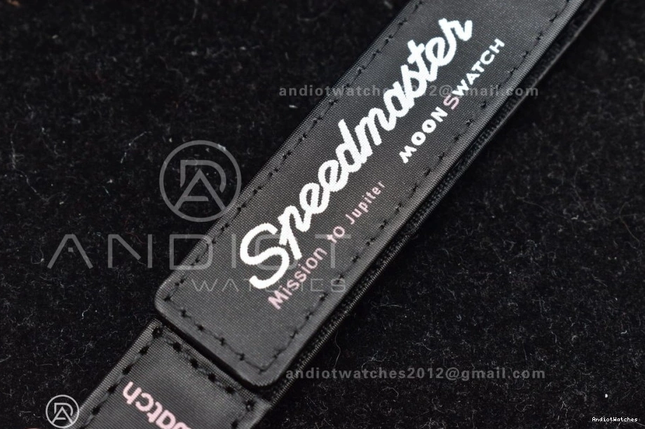Moonwatch Bioceramic on Quartz Omega to x Mission Nylon 1176 FashionForward Strap Jupiter Swatch 0725
